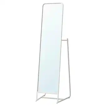 IKEA Knapper Gulvspeil, hvit, 48x160 cm tilbud