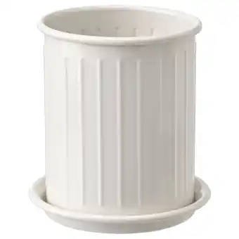 IKEA VÄlvÅrdad Bestikkstativ, beige/galvanisert, 13 cm tilbud