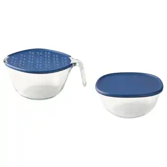 IKEA Sumpcypress Bolle med lokk, 2 stk tilbud