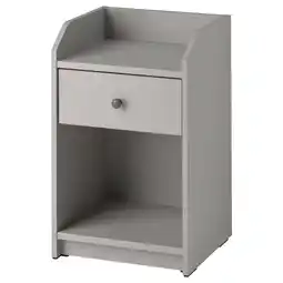 IKEA Hauga Nattbord, grå, 40x36 cm tilbud