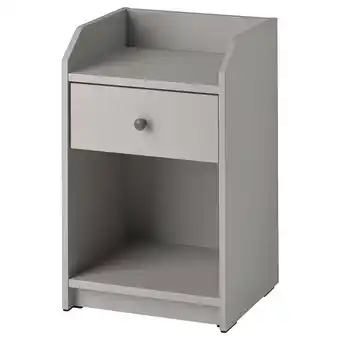 IKEA Hauga Nattbord, grå, 40x36 cm tilbud