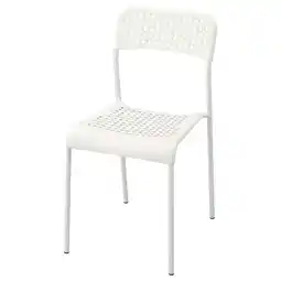 IKEA Adde Stol, hvit tilbud