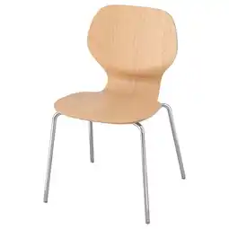 IKEA Sigtrygg Stol, eik/sefast forkrommet tilbud
