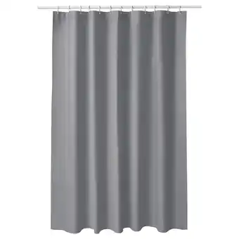 IKEA Luddhagtorn Dusjforheng, grå, 180x200 cm tilbud