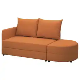 IKEA LindÅkra 2-seters sovesofa, Knisa klaroransje tilbud