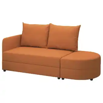 IKEA LindÅkra 2-seters sovesofa, Knisa klaroransje tilbud
