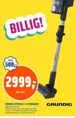 Coop Obs Grundig VCP8330 2-1-1 støvsuger tilbud