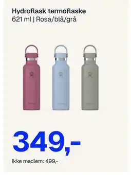 Jernia Hydroflask termoflaske, NOK 499, Medlemspris tilbud