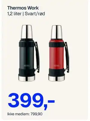 Jernia Thermos Work, NOK 799.9, Medlemspris tilbud