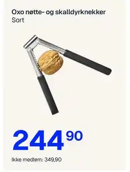 Jernia Oxo nøtte- og skalldyrknekker, NOK 349.9, Medlemspris tilbud