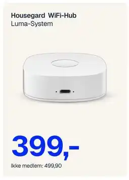 Jernia Housegard WiFi-Hub, NOK 499.9, Medlemspris tilbud