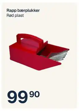 Jernia Rapp bærplukker, NOK 99.9 tilbud