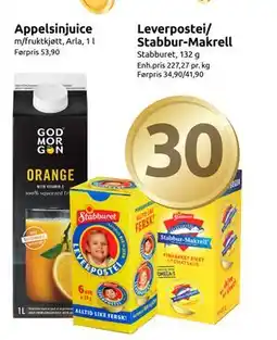 Joker Leverpostei/ Stabbur-Makrell, NOK 30 tilbud