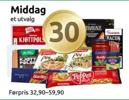Joker Middag, NOK 30 tilbud