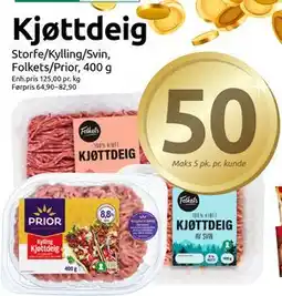 Joker Kjøttdeig, NOK 50 tilbud