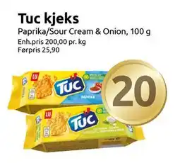 Joker Tuc kjeks, NOK 20 tilbud