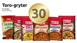 Joker Toro-gryter, NOK 30 tilbud