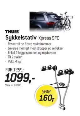 Thansen Sykkelstativ, NOK 1099 tilbud