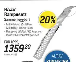 Thansen Rampesett, NOK 1359.2 tilbud