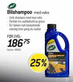Thansen Bilshampoo, NOK 186.75 tilbud