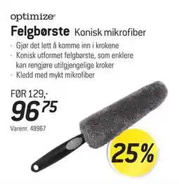 Thansen Felgbørste, NOK 96.75 tilbud
