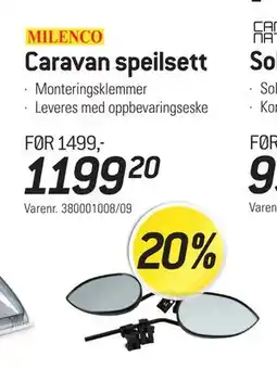 Thansen Caravan speilsett, NOK 1199.2 tilbud