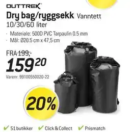 Thansen Dry bag/ryggsekk, NOK 159.2 tilbud