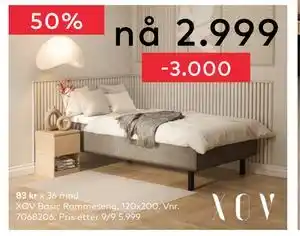 Skeidar XOV Basic Rammeseng, NOK 2999 tilbud
