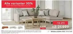 Skeidar Tekstil Dragon Sand med soft ryggpute, NOK 21999 tilbud