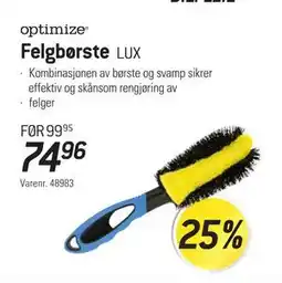 Thansen Felgbørste, NOK 74.96 tilbud
