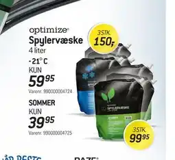 Thansen Spylervæske, NOK 59.95 tilbud
