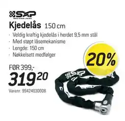 Thansen Kjedelås, NOK 319.2 tilbud