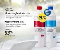 Thansen Klosettskyllemiddel, NOK 63.96 tilbud