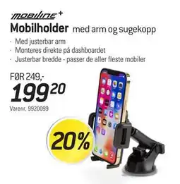 Thansen Mobilholder, NOK 199.2 tilbud