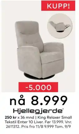 Skeidar Hjellegjerde, NOK 8999 tilbud