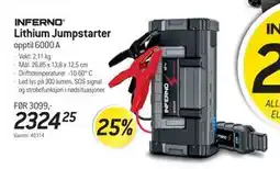 Thansen Lithium Jumpstarter, NOK 2324.25 tilbud