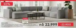 Skeidar Styl U-sofa, Sjeselong venstre, 2-seter og 2-seter høyre, NOK 22900 tilbud