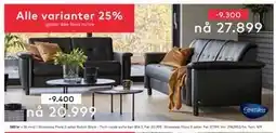 Skeidar Stressless Flora 3-seter, NOK 27899 tilbud