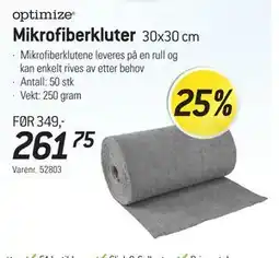 Thansen Mikrofiberkluter, NOK 261.75 tilbud