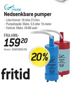 Thansen Nedsenkbare pumper, NOK 159.2 tilbud