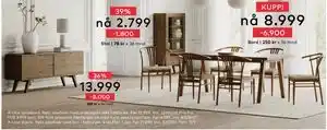 Skeidar A-Line skjenk, NOK 13999 tilbud
