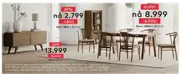 Skeidar A-Line spisebord, NOK 8999 tilbud