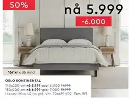 Skeidar OSLO KONTINENTAL tilbud