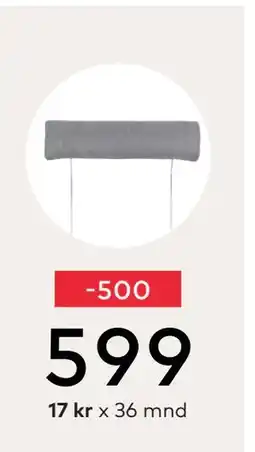 Skeidar Sacramento nakkestøtte, NOK 599 tilbud