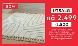 Skeidar Surat teppe, NOK 2499 tilbud