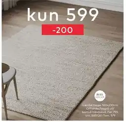 Skeidar Lærdal teppe, NOK 599 tilbud