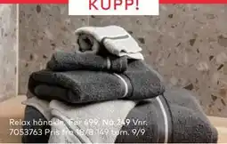Skeidar Relax håndkle, NOK 249 tilbud