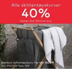 Skeidar Alle skittentøyskurver tilbud
