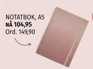 Nille NOTATBOK, A5, NOK 104.95 tilbud
