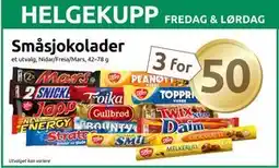 Joker Småsjokolader, NOK 50 tilbud
